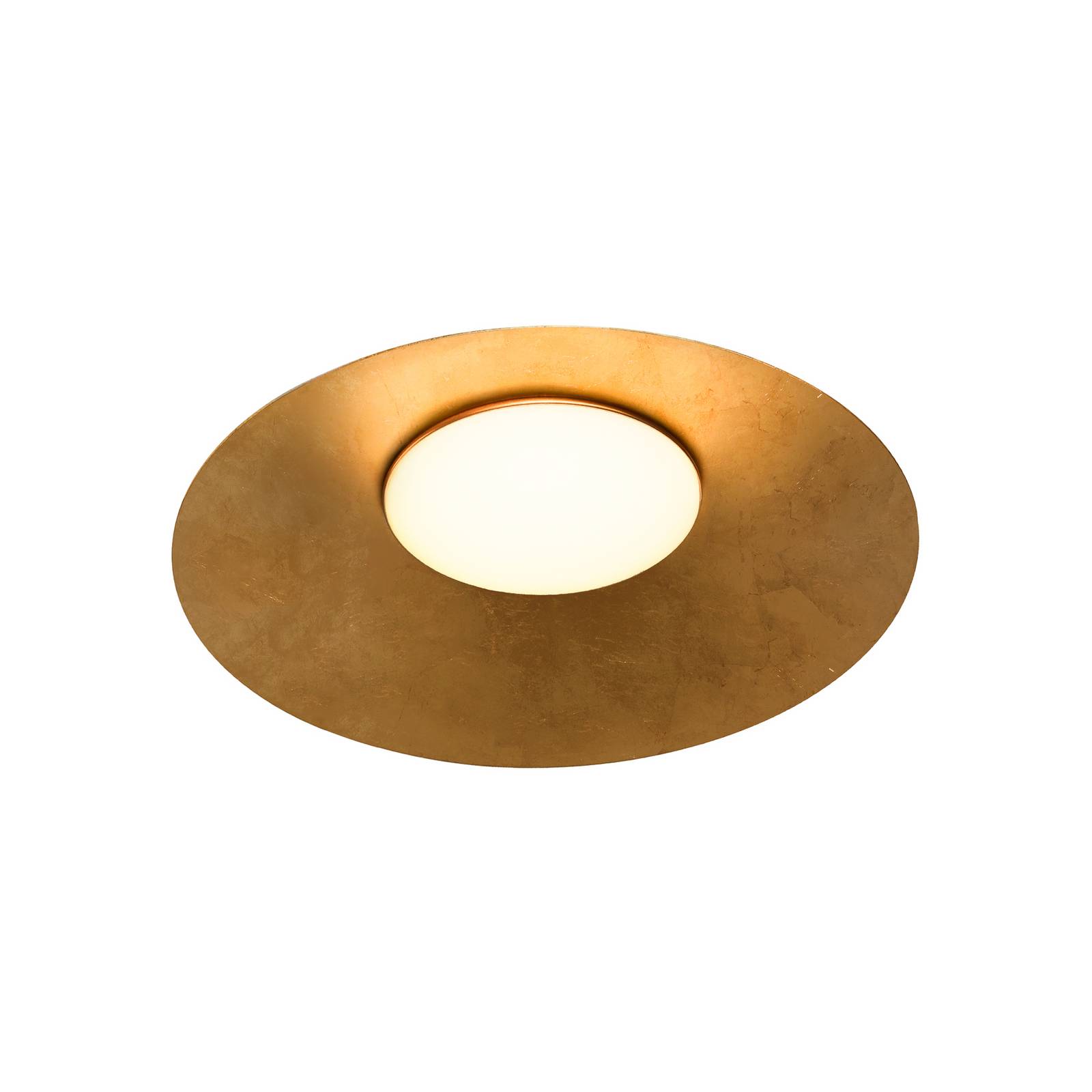 kdln LED-Deckenlampe Kate, 2.700 K, goldfarben, Ø 87 cm kdln LED-Deckenlampe Kate, 2.700 K, goldfarben, Ø 87 cm von kdln