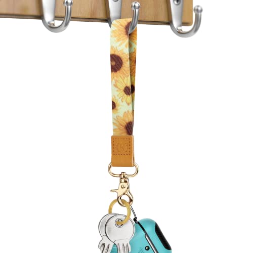 kdracoip Schlüsselband kurz schlüsselanhänger mit Schlüsselring, Handgelenk Schlüsselband für Damen & Herren als Geschenk, Lanyard für Schlüssel, Autoschlüssel, Mobile Handys Telefon, Kamera, von kdracoip