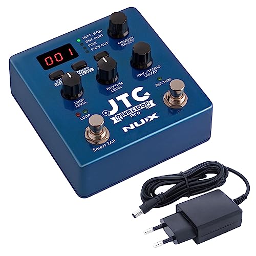 Nux JTC Drum and Loop Pro Dual Switch Effektgerät Pedal für Gitarre und Bass + keepdrum Netzteil Nux JTC Drum and Loop Pro Dual Switch Effektgerät Pedal für Gitarre und Bass + keepdrum Netzteil von Generisch