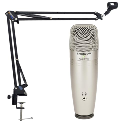 Samson C01U Pro USB Kondensator-Mikrofon + keepdrum NB35 Gelenkarm-Stativ Samson C01U Pro USB Kondensator-Mikrofon + keepdrum NB35 Gelenkarm-Stativ von keepdrum