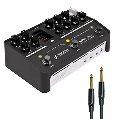 Two Notes ReVolt Bass Preamp Simulator Verstärker + keepdrum Klinkenkabel von keepdrum