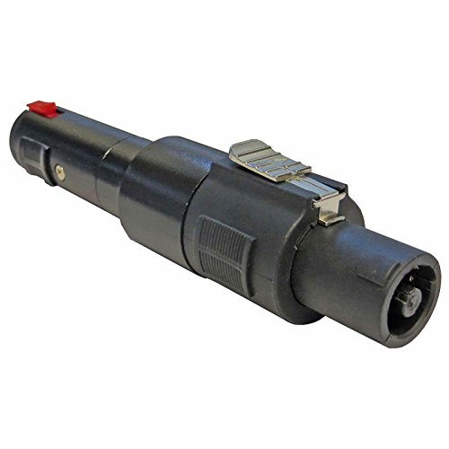 keepdrum ADA037 Speakon Steckverbinder Klinken-Adapter Speakon-Stecker zu 6,35mm Klinkenbuchse von keepdrum