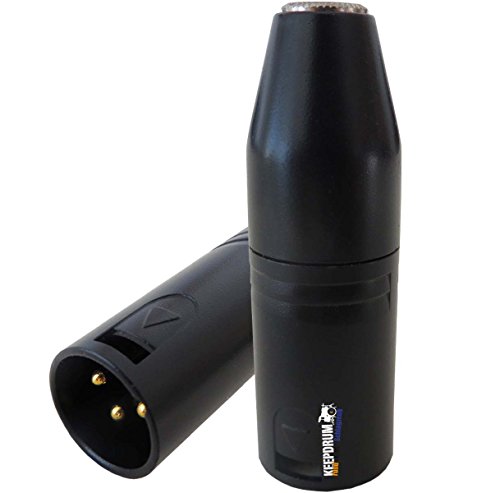 keepdrum ADP08 Adapter XLR zu Miniklinke 3,5mm Converter für Videomikrofone keepdrum ADP08 Adapter XLR zu Miniklinke 3,5mm Converter für Videomikrofone von keepdrum