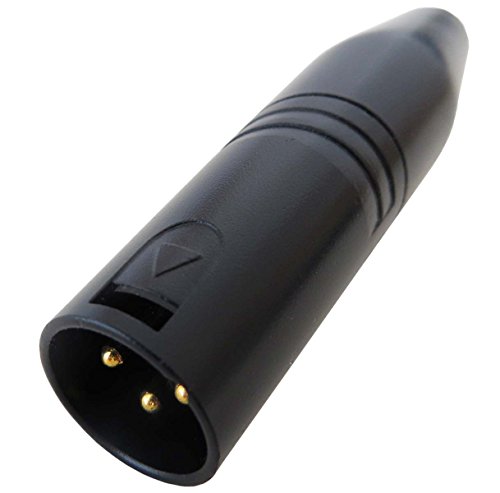 keepdrum ADP08 XLR-Adapter XLR zu Miniklinke 3,5mm Konverter für Videomikrofone von keepdrum