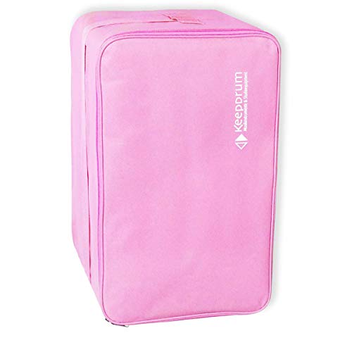 keepdrum CB-01PK Tasche für Cajon Gigbag Rosa Pink passt Sie für alle gängigen Standard Cajon-Modelle wie z.B. der Marke Schlagwerk, Sela, Meinl PUR und vielen anderen Herstellern von keepdrum