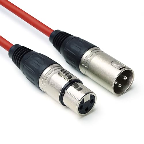 keepdrum DMX004RD DMX-Kabel 3-pol XLR Lichtkabel 100 Ohm 15m Rot keepdrum DMX004RD DMX-Kabel 3-pol XLR Lichtkabel 100 Ohm 15m Rot von keepdrum