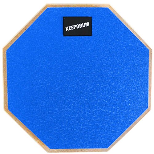 keepdrum DP-BL Drum Practice Pad Blau Übungspad 8mm Gewinde von keepdrum