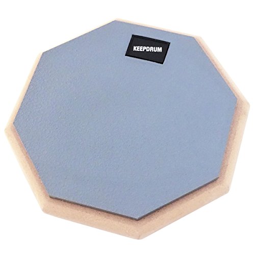 keepdrum DP-GY Drum Practice Pad Grau Übungspad 8mm Gewinde von keepdrum