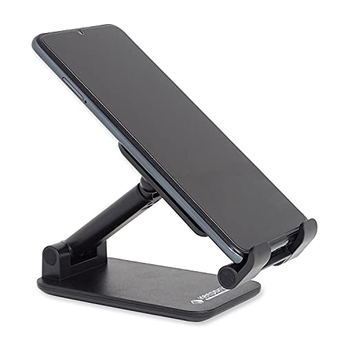 keepdrum DPHS BK Handy Ständer Smartphone Tisch-Stativ klappbar Schwarz von keepdrum