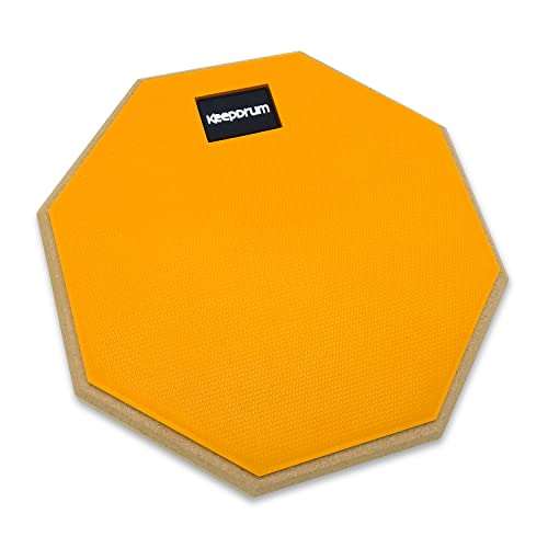 keepdrum DPOR8 Übungspad Drum Practice Pad Orange 8 Zoll von keepdrum