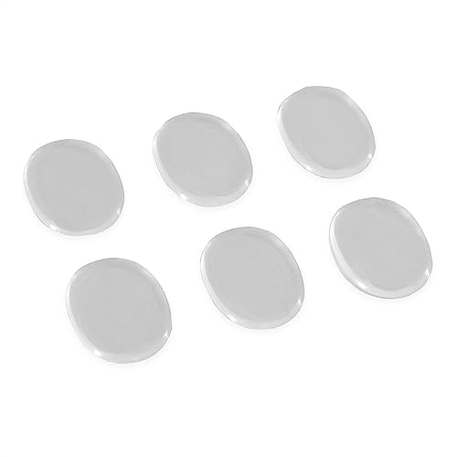 keepdrum Damper Pads Oberton-Dämpfer für Schlagzeug Felle und Becken Transparent 6 Stück von keepdrum