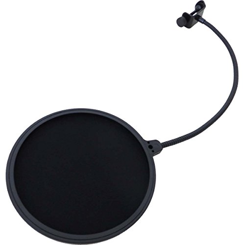 keepdrum EMH019 Popschutz doppelter Nylonschirm 16,5cm Popfilter Popkiller von keepdrum