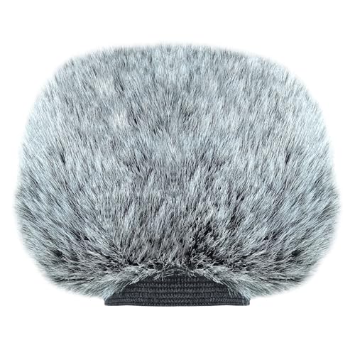 keepdrum Fell-Windschutz WS-BK für Zoom H6 Handy Rekorder Digital Recorder von keepdrum