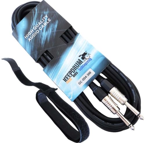 keepdrum GC-004 3m Instrumentenkabel Gitarrenkabel Klinke - Klinke 6,3mm keepdrum GC-004 3m Instrumentenkabel Gitarrenkabel Klinke - Klinke 6,3mm von keepdrum