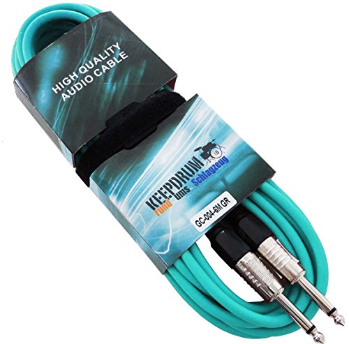 keepdrum GC-004 GR Grün 6m Instrumenten-Kabel Klinke 6,3mm keepdrum GC-004 GR Grün 6m Instrumenten-Kabel Klinke 6,3mm von keepdrum