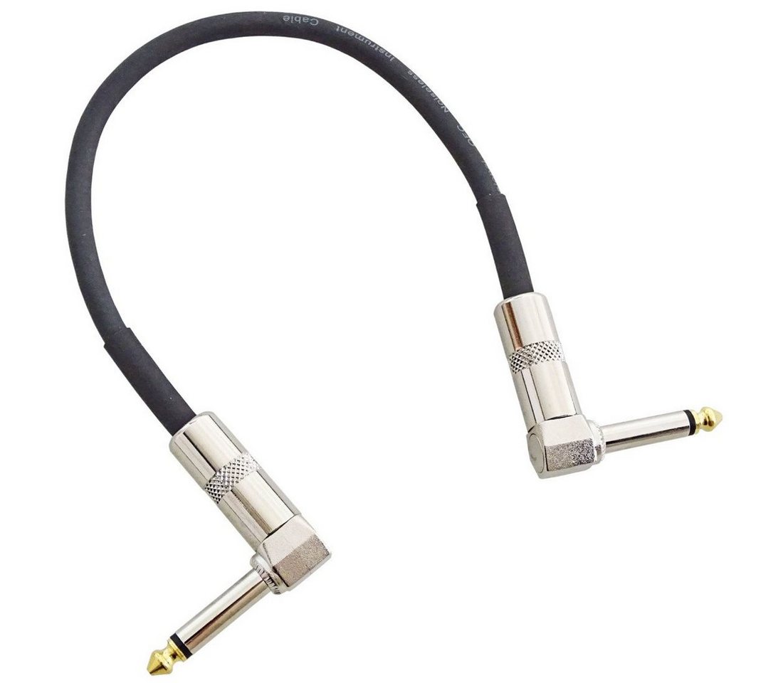 keepdrum GC028 Patchkabel 6.3mm Klinke 30cm Audio-Kabel von keepdrum