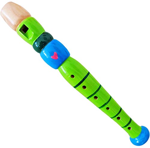 keepdrum KFL1GR Flöte aus Holz für Kinder Grün von keepdrum