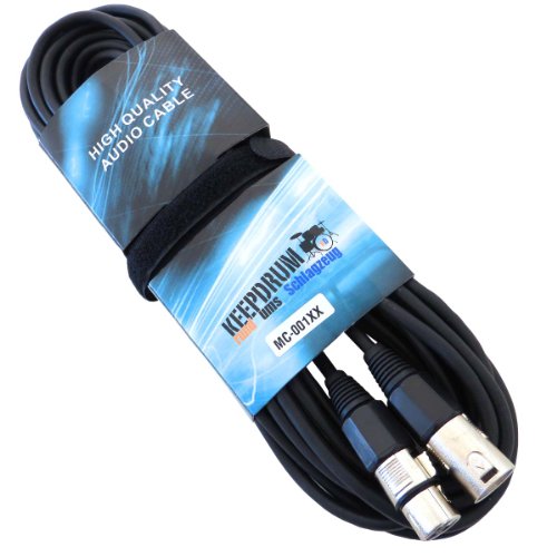 keepdrum MC-001XX Mikrofonkabel 10m XLR Female/XLR Male keepdrum MC-001XX Mikrofonkabel 10m XLR Female/XLR Male von keepdrum