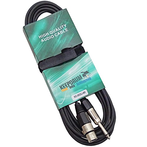 keepdrum MC003XJ 6m Mikrofonkabel Klinke 6,3mm - XLR Female keepdrum MC003XJ 6m Mikrofonkabel Klinke 6,3mm - XLR Female von keepdrum