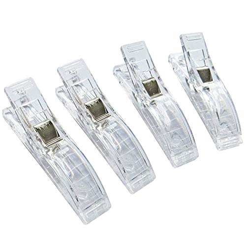 keepdrum Notenklammern für Notenständer Musik Clip Blatt-Klammern transparent 8 Stück von keepdrum