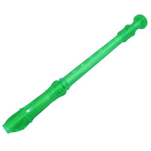 keepdrum RC002GR Blockflöte Sopran Neon Grün von keepdrum