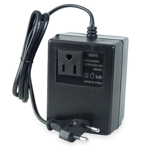 keepdrum USadp300 Transformator Reiseadapter AC 220V zu 110V US/EU 300 Watt keepdrum USadp300 Transformator Reiseadapter AC 220V zu 110V US/EU 300 Watt von keepdrum