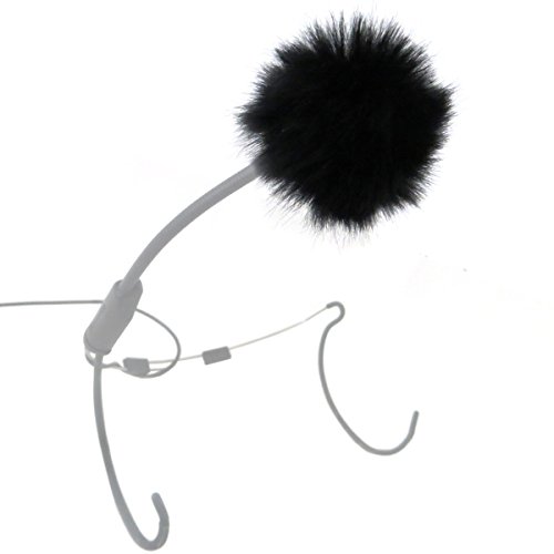 keepdrum WS05 Mini Fell-Windschutz für Lavalier-Mikrofone Headsets und Ansteckmikrofone von keepdrum