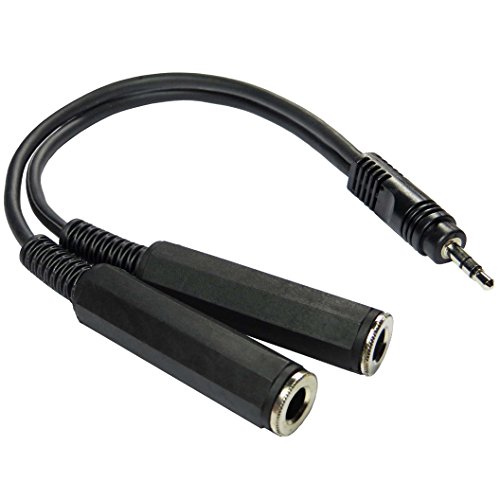keepdrum YC006 Y-Splitter-Kabel Klinke 2X Weiblich 6,35mm zu 1x Männlich 3,5mm keepdrum YC006 Y-Splitter-Kabel Klinke 2X Weiblich 6,35mm zu 1x Männlich 3,5mm von keepdrum