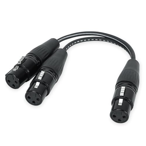 keepdrum YC025 XLR-Splitter Y-Kabel 2x Buchse weiblich zu 1x Buchse weiblich keepdrum YC025 XLR-Splitter Y-Kabel 2x Buchse weiblich zu 1x Buchse weiblich von keepdrum