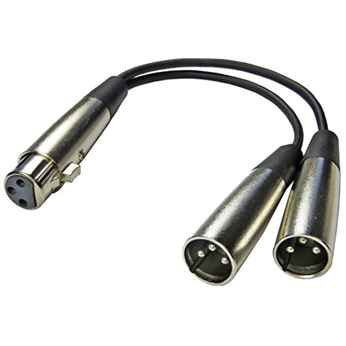 keepdrum YC029 XLR-Splitter Dual XLR Adapter 2x Male zu 1x Female 3-polig keepdrum YC029 XLR-Splitter Dual XLR Adapter 2x Male zu 1x Female 3-polig von keepdrum