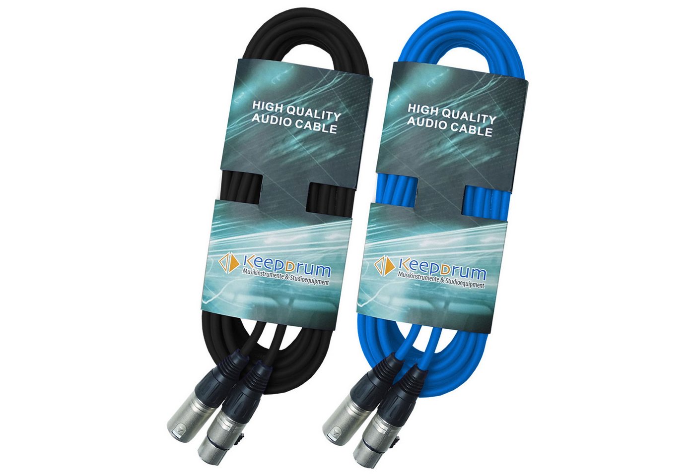 keepdrum keepdrum DMX Kabel 10m 1x Schwarz 1x Blau Audio-Kabel keepdrum keepdrum DMX Kabel 10m 1x Schwarz 1x Blau Audio-Kabel von keepdrum