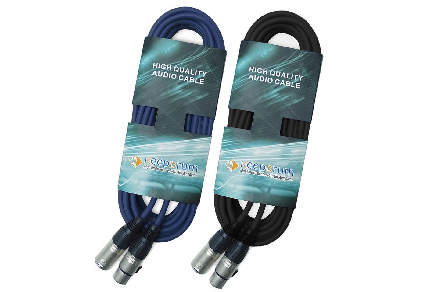 keepdrum keepdrum DMX Kabel 3m 1x Schwarz 1x Blau Audio-Kabel keepdrum keepdrum DMX Kabel 3m 1x Schwarz 1x Blau Audio-Kabel von keepdrum