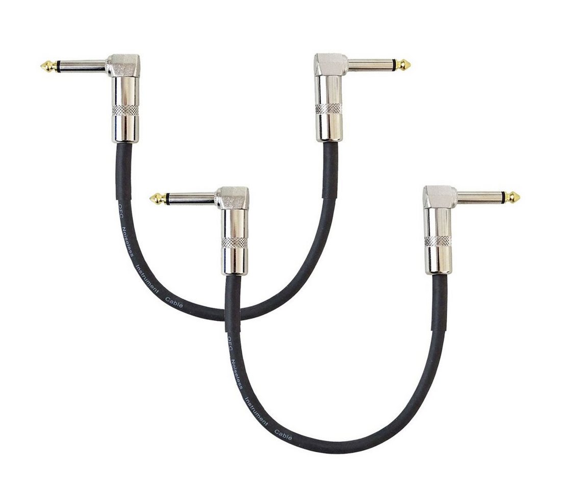 keepdrum keepdrum GC028 Patchkabel Klinke 60cm 2 STÜCK Audio-Kabel von keepdrum