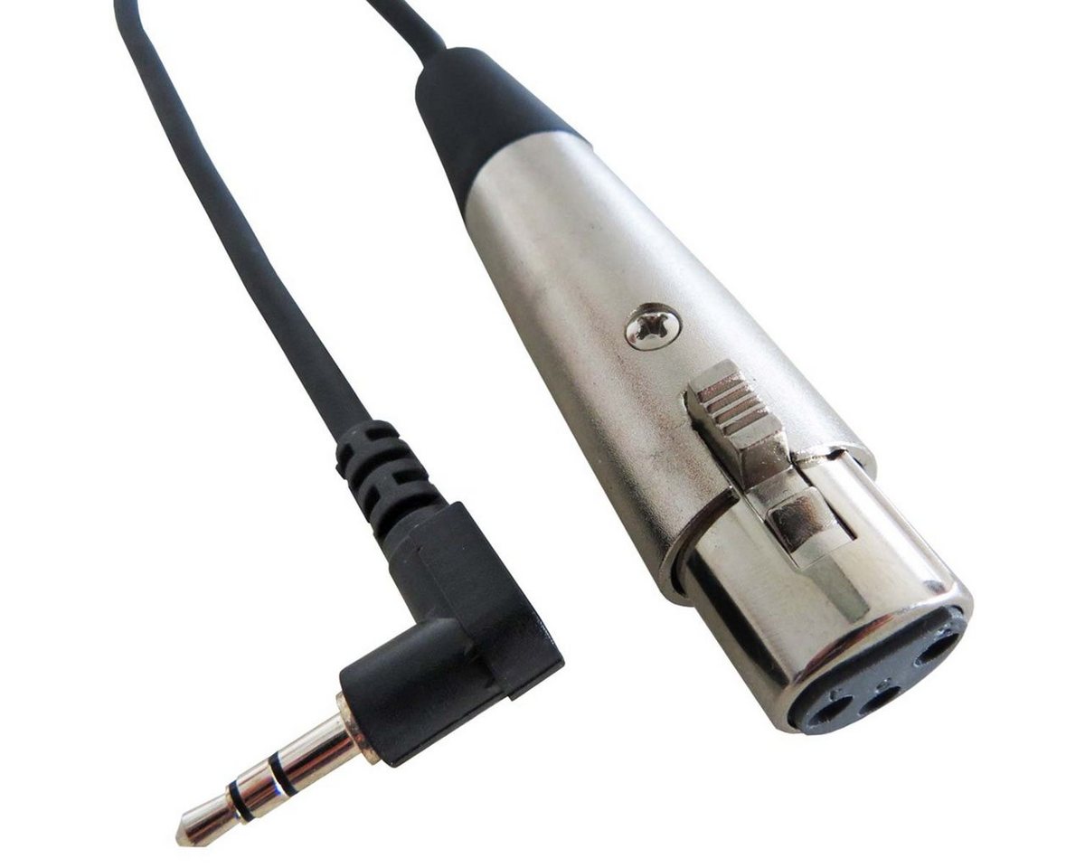 keepdrum keepdrum MC-025XJ Audio-Kabel 0,3m XLR- TRS 3,5mm Audio-Adapter 3,5-mm-Klinke zu XLR-F von keepdrum
