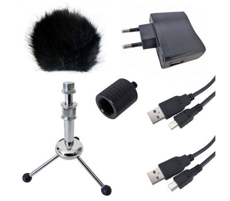 keepdrum keepdrum Zubehörset für Tascam und Zoom Recorder Digitales Aufnahmegerät von keepdrum