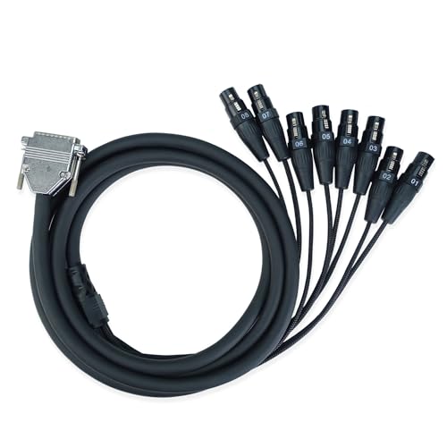 keepdrum sna55-8 D-SUB Multicore-Kabel Snake Kabelpeitsche DB-25 zu 8x XLR Buchse 3m keepdrum sna55-8 D-SUB Multicore-Kabel Snake Kabelpeitsche DB-25 zu 8x XLR Buchse 3m von keepdrum