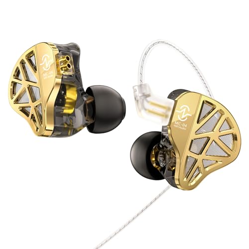 KEEPHIFI CCZ MC04 1DD 1BA Kabelgebundene Kopfhörer In-Ear-Monitore für Musiker, IEM-Kopfhörer mit 10MM großem Klanghohlraum Composite Magnetic, klarer Klang komfortable Gaming-Ohrhörer mit langlebigem KEEPHIFI CCZ MC04 1DD 1BA Kabelgebundene Kopfhörer In-Ear-Monitore für Musiker, IEM-Kopfhörer mit 10MM großem Klanghohlraum Composite Magnetic, klarer Klang komfortable Gaming-Ohrhörer mit langlebigem von keephifi