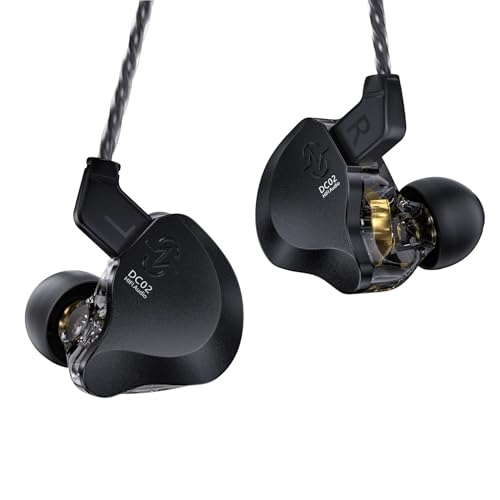 KEEPHIFI CCZ SOLO DC02 In-Ear-Monitoring IEM Kopfhörer mit Kabel,Dual Magnetic Circuit DD HIFI IEMS Kopfhörer,PU+PET Composite Diaphragm Inear Monitor,Premium Frosted Metal Ohrhörer für Gaming,Musiker KEEPHIFI CCZ SOLO DC02 In-Ear-Monitoring IEM Kopfhörer mit Kabel,Dual Magnetic Circuit DD HIFI IEMS Kopfhörer,PU+PET Composite Diaphragm Inear Monitor,Premium Frosted Metal Ohrhörer für Gaming,Musiker von keephifi
