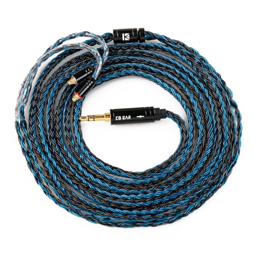 Keephifi MMCX IEM Kabel Kopfhörerkabel 2 Meter Länge Kopfhörerkabel Kbear ST16 Plus, 16-adrig 2 m versilbert, Upgrade-Kopfhörer-Verlängerungskabel mit 3,5 mm vergoldetem Stecker für KZ ZSNRRO ZS10 PRO Keephifi MMCX IEM Kabel Kopfhörerkabel 2 Meter Länge Kopfhörerkabel Kbear ST16 Plus, 16-adrig 2 m versilbert, Upgrade-Kopfhörer-Verlängerungskabel mit 3,5 mm vergoldetem Stecker für KZ ZSNRRO ZS10 PRO von keephifi