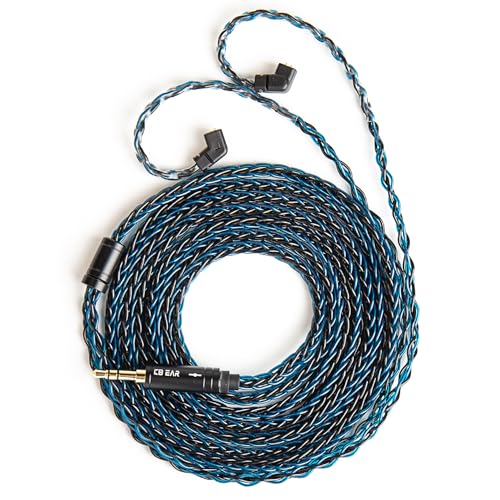 keephifi 2M IEM Kabel Kopfhörerkabel 2 Meter KBEAR ST12 Plus 8-adrig 4N OFC versilbert geflochtenes Kopfhörer-Verlängerungskabel 2PIN-C 3,5mm-Stecker für KZ EDX PRO/ZS10 PROX(Schwarzblau,2PIN-C) keephifi 2M IEM Kabel Kopfhörerkabel 2 Meter KBEAR ST12 Plus 8-adrig 4N OFC versilbert geflochtenes Kopfhörer-Verlängerungskabel 2PIN-C 3,5mm-Stecker für KZ EDX PRO/ZS10 PROX(Schwarzblau,2PIN-C) von keephifi