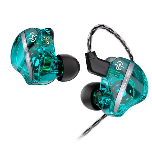 keephifi CCZ DC01 Pro In-Ear-Monitor-Kopfhörer, 1DD Bass HiFi IEM kopfhörer,V-Shape-Tuning kabelgebundene In-Ear-Ohrhörer, abnehmbaren 2pin-Z-OFC-Kabeln für Musiker, Schlagzeuger(Grün,kein mikro) keephifi CCZ DC01 Pro In-Ear-Monitor-Kopfhörer, 1DD Bass HiFi IEM kopfhörer,V-Shape-Tuning kabelgebundene In-Ear-Ohrhörer, abnehmbaren 2pin-Z-OFC-Kabeln für Musiker, Schlagzeuger(Grün,kein mikro) von keephifi