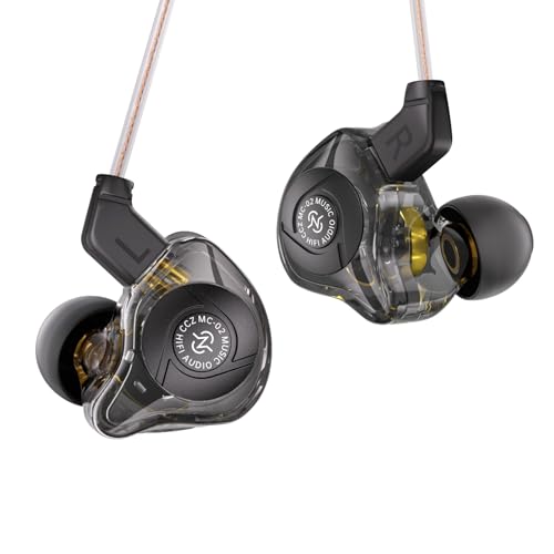keephifi CCZ MC02 Aura-Dual-Magnet-IEM-Kopfhörer, 10 mm großer Klanghohlraum für satten Bass, abnehmbares 5N OFC-Kabel für verbesserte Haltbarkeit, kabelgebundene In-Ear-Monitore für Musiker keephifi CCZ MC02 Aura-Dual-Magnet-IEM-Kopfhörer, 10 mm großer Klanghohlraum für satten Bass, abnehmbares 5N OFC-Kabel für verbesserte Haltbarkeit, kabelgebundene In-Ear-Monitore für Musiker von keephifi