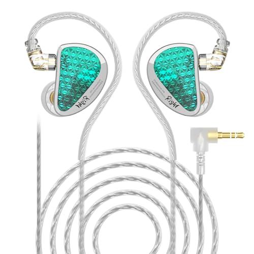 keephifi KZ AS16 PRO IEM In Ear-Kopfhörer, 4 * 31736 BA & 2 * 29689 BA & 2 * 22955 BA HiFi In Ear-Monitor-Kopfhörer verkabelt, PCB-Elektronische Frequenzteilung,20-40kHz Headset für Musiker,Gaming von keephifi