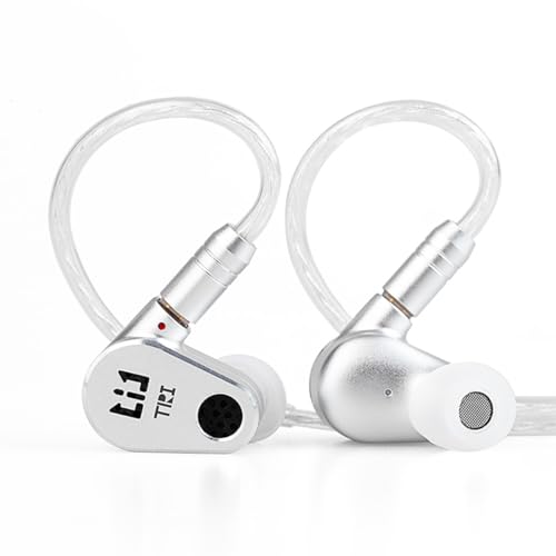 keephifi TRI Draco In-Ear-Kopfhörer, offene Rückseite, 2DD IEM-Ohrhörer mit 3,5-mm-Stecker, IEM-Kopfhörer, Intimgesang mit CNC-Legierungshohlraum für Bühne, Gaming von keephifi