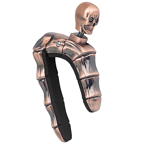 kekaa Hochwertiger Aus Zinklegierung mit Totenkopf-Motiv, Folk-Bakelit-Stimmgerät für Klassische Gitarre, Ukulelen-, Einfache Aufbewahrung kekaa Hochwertiger Aus Zinklegierung mit Totenkopf-Motiv, Folk-Bakelit-Stimmgerät für Klassische Gitarre, Ukulelen-, Einfache Aufbewahrung von kekaa