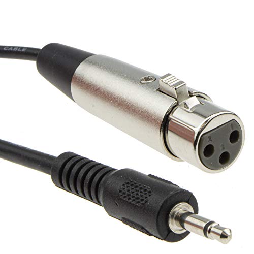 3,5 mm Mono Klinkenstecker PC/Laptop Zum XLR Weiblich Mixer/Speaker Kabel 2 m [2 Meter/2m] von kenable