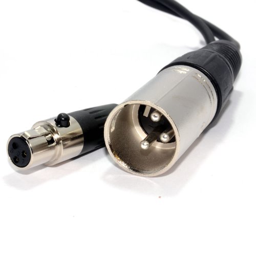 kenable 3 Polig Männlich XLR Stecker Zum 3 Buchse Weiblich mini XLR Kabel 2 m [2 Meter/2m] von kenable