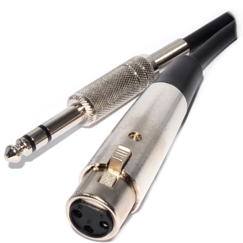 Ausgewogen XLR 3 Polig Buchse Zum 6,35 mm Männlich Stereo Klinkenstecker Stecker Kabel 3 m [3 Meter/3m] von kenable