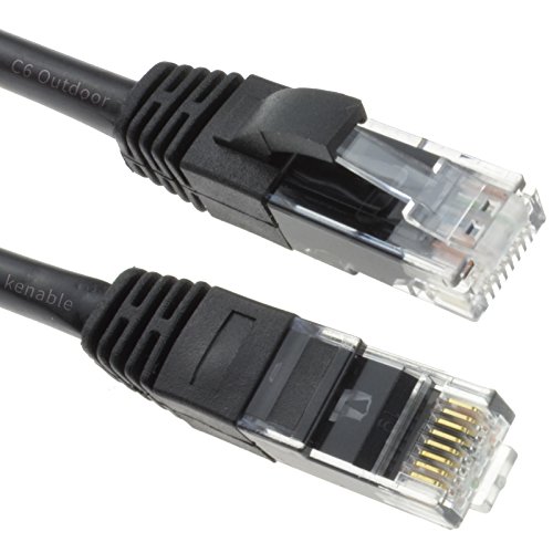 Aussen Außen CAT6 Kupfer UTP Netzwerk Kabel Gigabit Ethernet Patchkabel Anschlusskabel 4 m [4 Meter/4m] von kenable