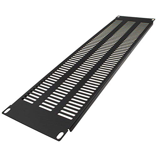 Blanking Platte Extra Vented 3U Für Comms Daten Schrank Rack 19 inch Schwarz [3U Extra Vented] von kenable